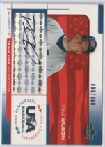 2004 Upper Deck USA Baseball 25th Anniversary Signatures Black In #WIL Paul Wilson