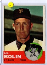 1963 Topps Base Set #106 Bob Bolin