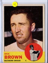 1963 Topps Base Set #112 Dick Brown
