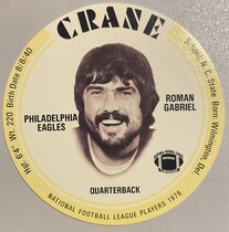 1976 Crane Discs #10 Roman Gabriel