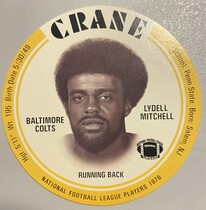 1976 Crane Discs #21 Lydell Mitchell
