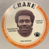 1976 Crane Discs #30 Charley Taylor