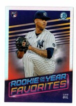 2022 Bowman Chrome Rookie of the Year Favorites #ROYF-15 Luis Gil