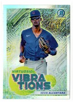 2022 Bowman Chrome Virtuosic Vibrations #VV-11 Kevin Alcantara