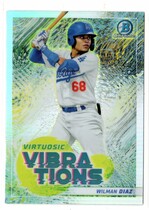 2022 Bowman Chrome Virtuosic Vibrations #VV-12 Wilman Diaz