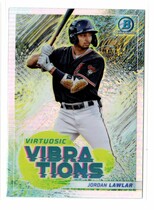 2022 Bowman Chrome Virtuosic Vibrations #VV-16 Jordan Lawlar