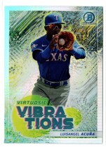 2022 Bowman Chrome Virtuosic Vibrations #VV-19 Luisangel Acuna
