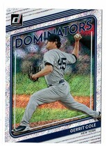 2022 Donruss Dominators Rapture #D-11 Gerrit Cole