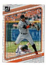 2022 Donruss Dominators Vector #D-4 Brandon Crawford