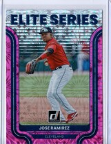 2022 Donruss Elite Series Pink Fireworks #ES-6 Jose Ramirez