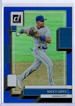 2022 Donruss Holo Blue #91 Nicky Lopez