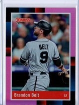 2022 Donruss Holo Pink #268 Brandon Belt