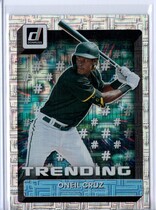 2022 Donruss Trending Vector #T-8 Oneil Cruz