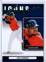 2022 Panini Absolute Icons Green Retail #I-5 Jose Ramirez
