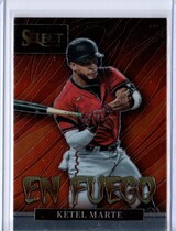 2022 Panini Select En Fuego #EF24 Ketel Marte