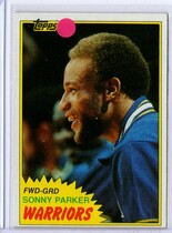 1981 Topps Base Set #W73 Sonny Parker