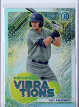 2022 Bowman Chrome Virtuosic Vibrations #VV-3 Trey Sweeney