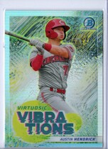 2022 Bowman Chrome Virtuosic Vibrations #VV-9 Austin Hendrick