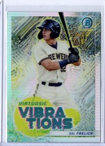 2022 Bowman Chrome Virtuosic Vibrations #VV-14 Sal Frelick