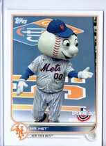 2022 Topps Opening Day Mascots #M-14 Mr. Met