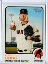 2022 Topps Heritage #463 Alex Cobb