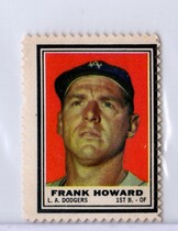 1962 Topps Stamps Inserts #135 Frank Howard