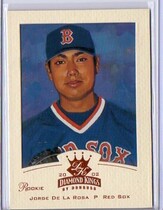 2002 Donruss Diamond Kings Bronze Foil #98 Jorge De La Rosa