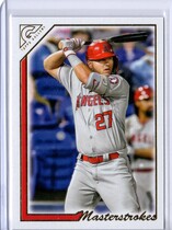 2022 Topps Gallery Masterstrokes #MS-5 Mike Trout