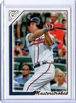 2022 Topps Gallery Masterstrokes #MS-20 Chipper Jones