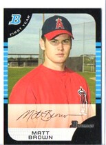 2005 Bowman Base Set #302 Matt Brown