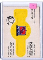1973 O-Pee-Chee OPC Rings #6 New York Rangers