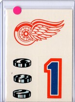 1985 Topps Sticker Inserts #15 Detroit Wings