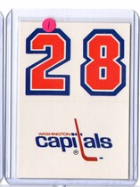 1989 Topps Sticker Inserts #30 Washington Capitals