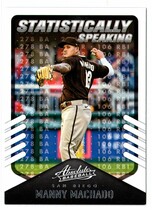 2022 Panini Absolute Statistically Speaking Retail #SS-11 Manny Machado