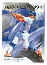 2022 Panini Diamond Kings Modern Strokes #15 Francisco Lindor