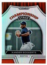 2022 Panini Prizm Championship Stage Silver Prizm #8 Xander Bogaerts