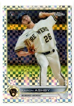 2022 Topps Chrome X-Fractor Refractor #80 Aaron Ashby