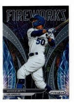 2022 Panini Prizm Fireworks #F-8 Mookie Betts
