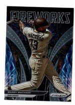 2022 Panini Prizm Fireworks #F-9 Manny Machado