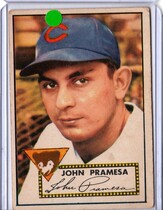 1952 Topps Base Set #105 John Pramesa
