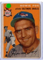 1954 Topps Base Set #246 Howie Fox