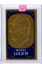 1965 Topps Embossed Inserts #55 Mickey Lolich