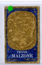 1965 Topps Embossed Inserts #37 Frank Malzone