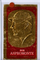 1965 Topps Embossed Inserts #61 Bob Aspromonte