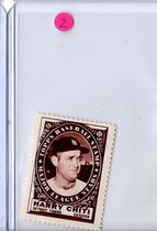 1961 Topps Stamps Inserts #149 Harry Chiti