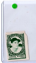 1961 Topps Stamps Inserts #185 Chuck Stobbs