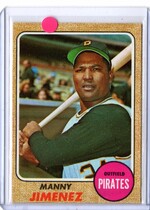 1968 Topps Base Set #538 Manny Jimenez