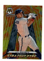 2022 Panini Mosaic Straight Fire #SF-18 J.T. Realmuto