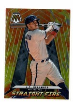 2022 Panini Mosaic Straight Fire #18 J.T. Realmuto