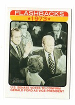 2022 Topps Heritage News Flashbacks #NF-7 Us Senate Votes To Confirm Gerald Ford As Vice President